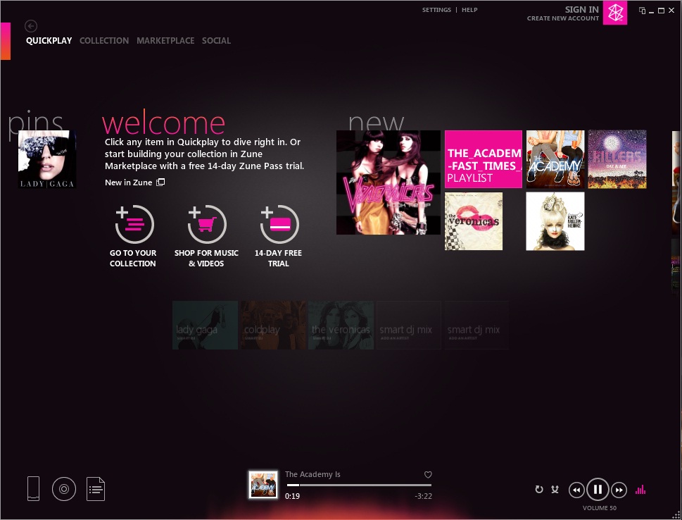 zune player software