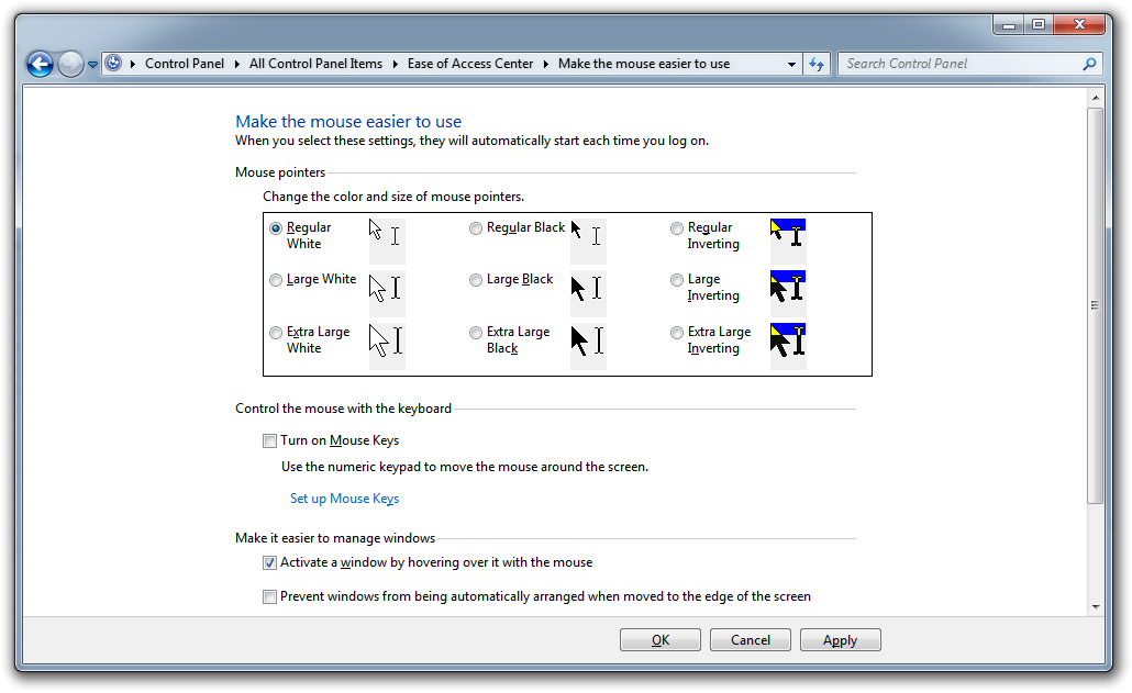 Make a Window Active with a Hover