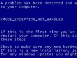 bsod kmode exception not handled