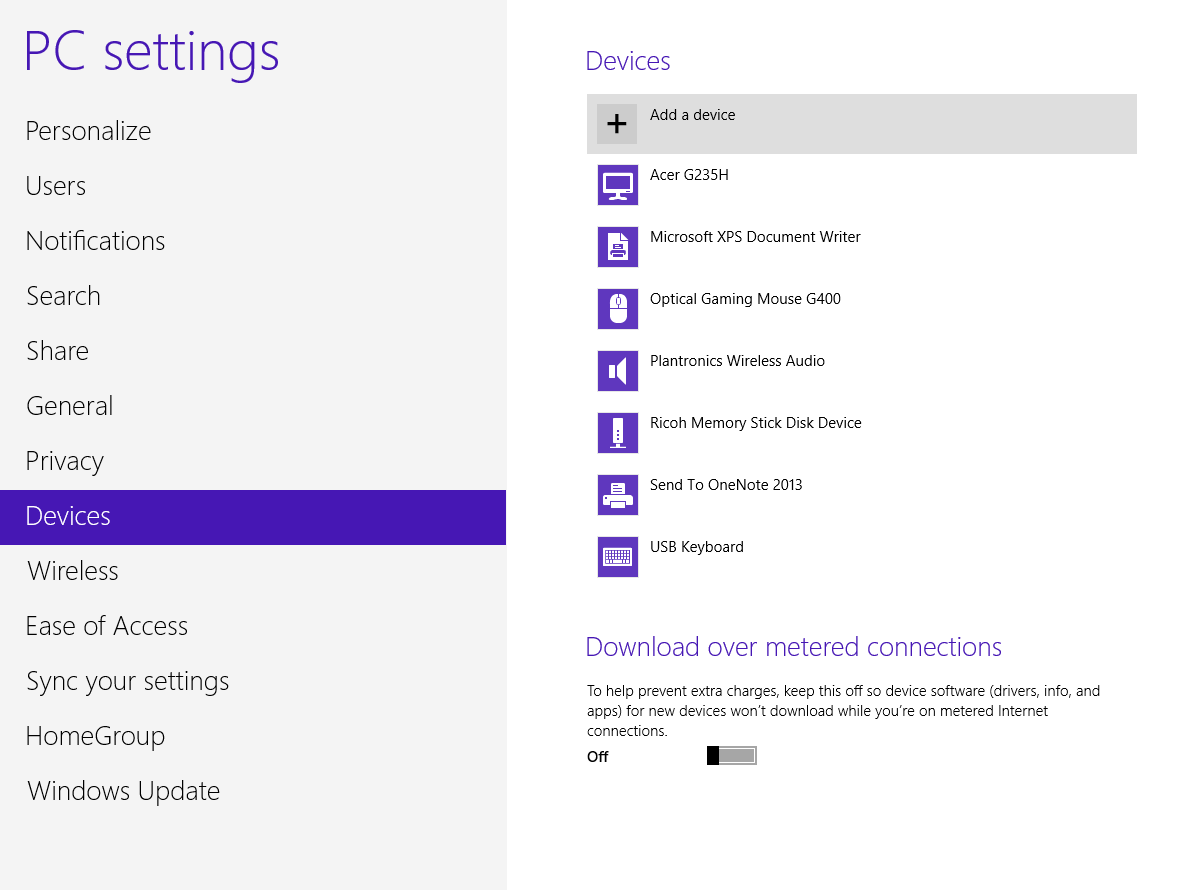 pc settings windows 8 not working