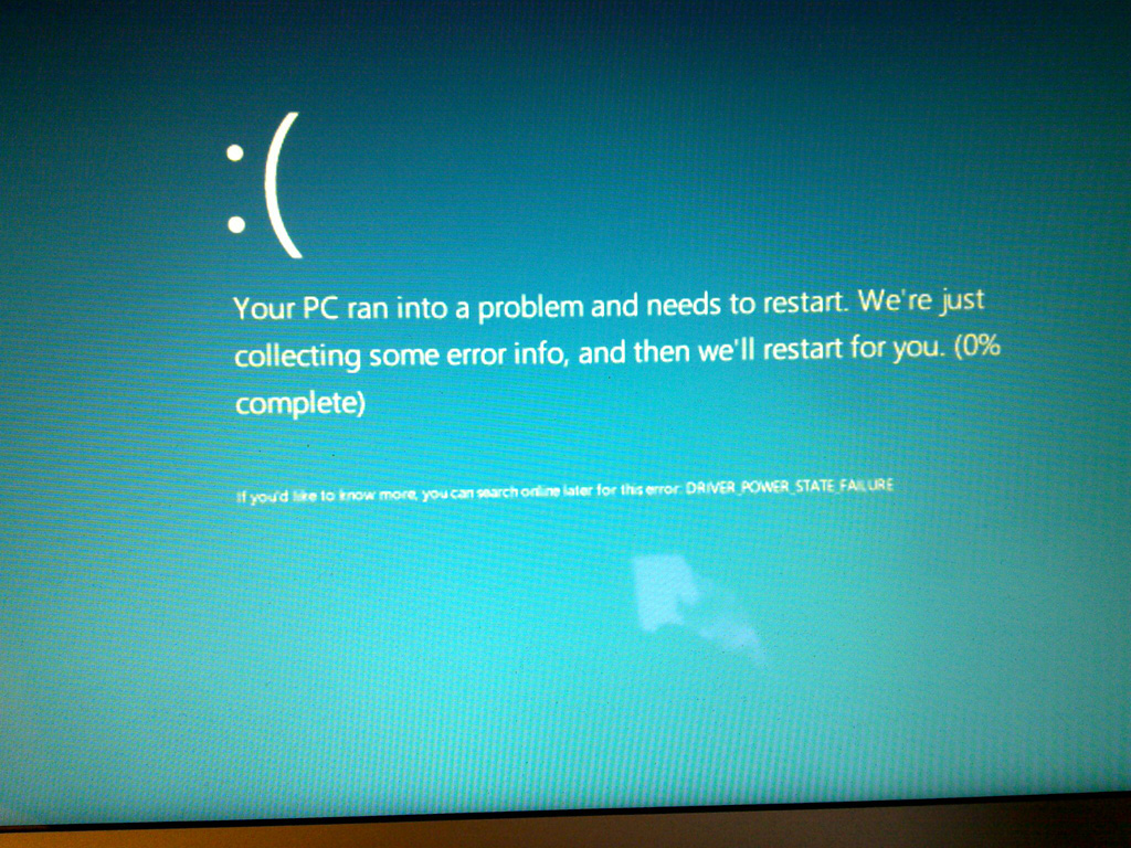 Was Bedeutet Der Treiber Power State Failure Blue Screen Fehler Das