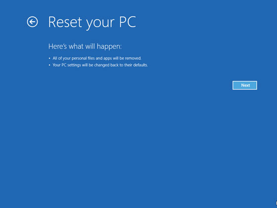 What is Windows Refresh and Reset