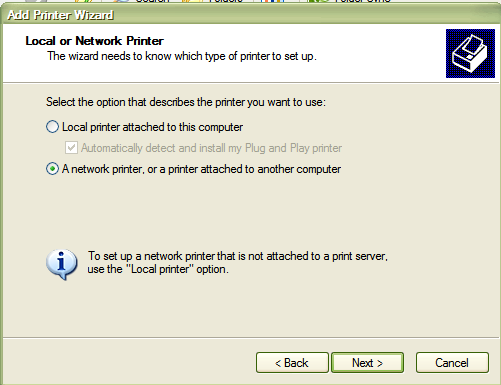 Networking between Windows XP and Windows 7