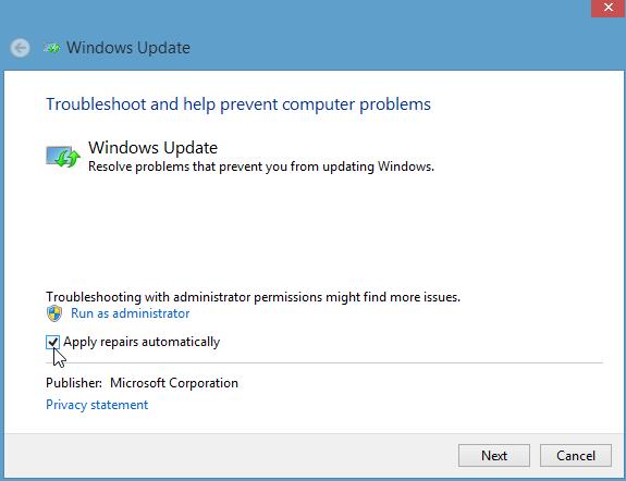 Fixing Windows Update Errors