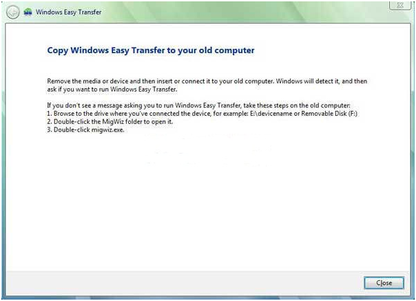 Windows Easy Transfer