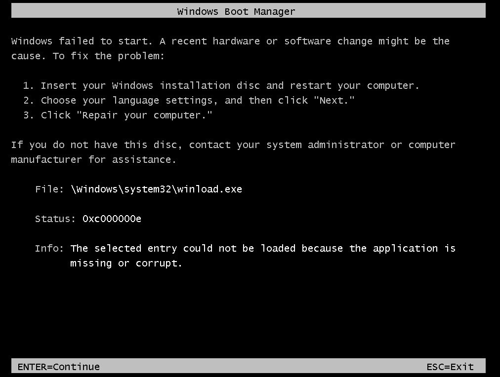 bsod acpi hosting server 2008