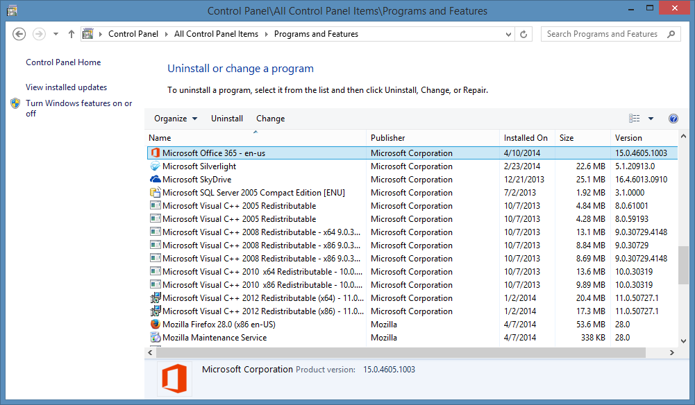 How do I retrieve the license key and reinstall Microsoft Office?