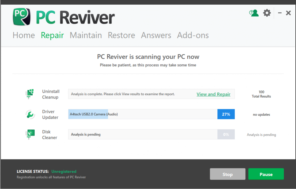 Use PC Reviver