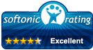 Softonic rating Excellent