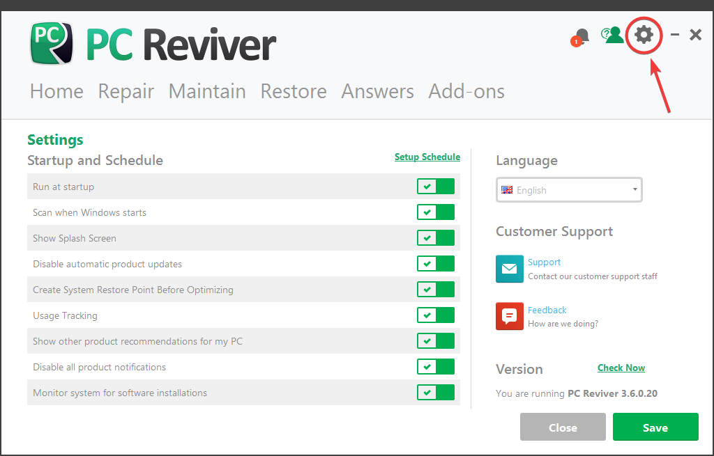 Comment Puis Je Modifier Les Parametres Et Preferences De Pc Reviver