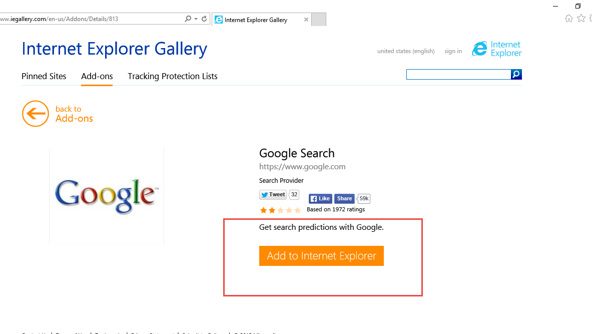 Internet Explorer - Neue Suchmaschine hinzufügen