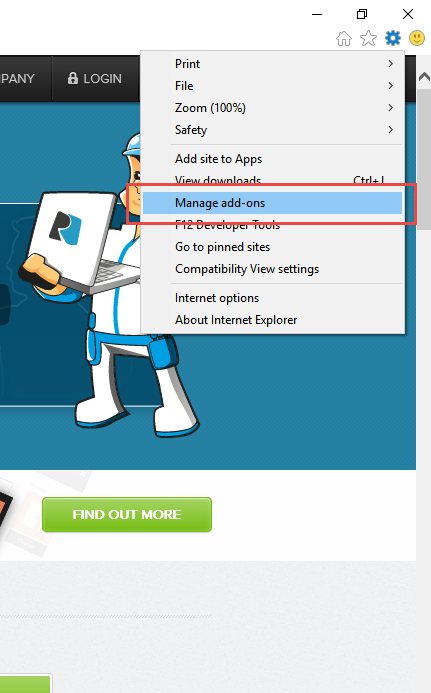 Internet Explorer - Add-Ons verwalten