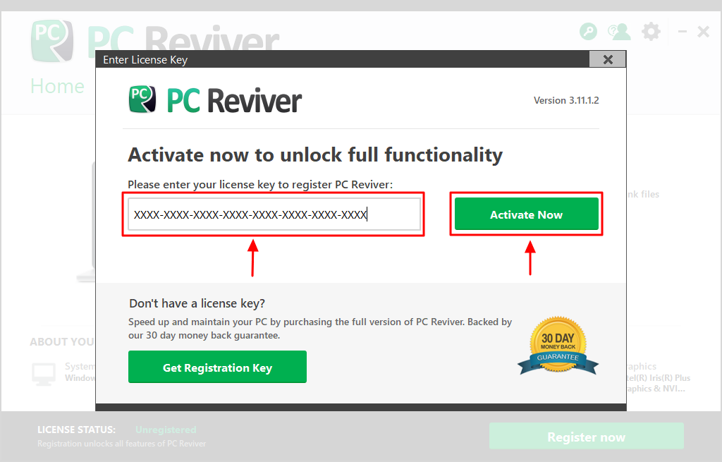 pc reviver free license code pc reviver free license code